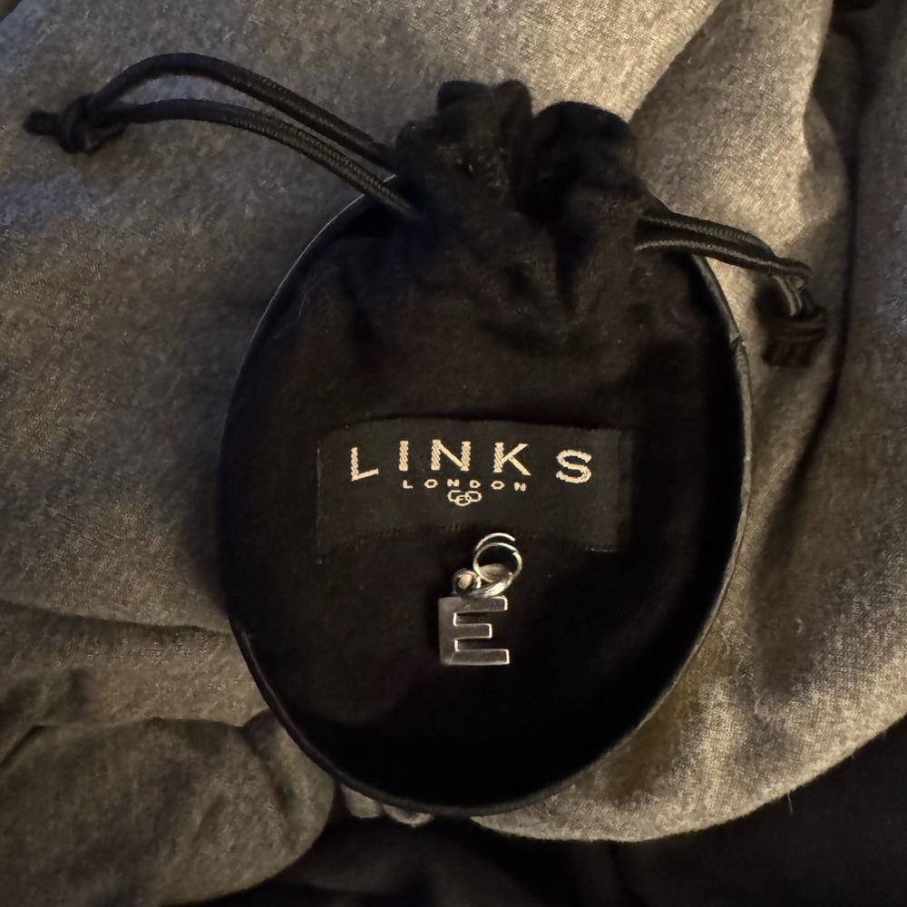 Silver Initial Charm